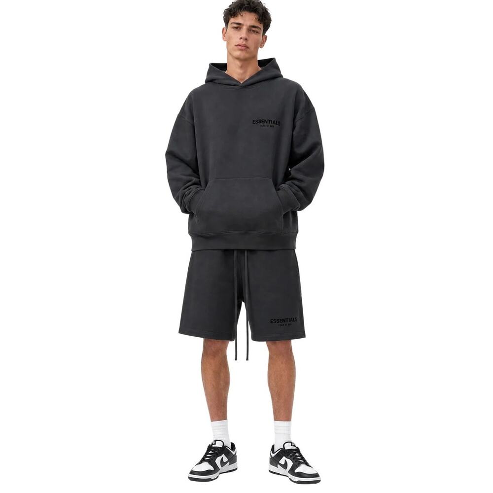 Essentials Fear of God Men's Small Black Stretch Limo Hoodie Streetwear HR12-20